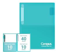Kokuyo Campus Clipboard Print File, A4, Light Blue, Japan Import (FU-CEH755LB)