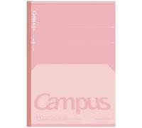 KOKUYO Campus Composition Kimochii Notebook, 1 Pack Feels Flat Semi-B5 Comp Book, Pink, Dot A 7mm Ruled, 30 Sheets School Lined Journal Notebook for Work Study Note Taking. Japan Import (NO-FL3CAT-P)