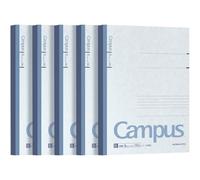 KOKUYO Campus Composition Notebook, 5 Pack B5 Lined Notebooks with 100 Sheets 6mm Ruled Paper, 7 x 10 inch Notebook for School and Work, School Supplies Comp Book for Journal Diary, Japan Import