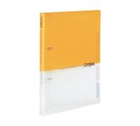 Kokuyo Campus Loose Leaf Binder, B5, 2 Holes, Up to 100 Sheets, Yellow, Japan Import (RU-PP358Y)