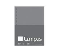 Kokuyo Campus Loose Leaf Paper for Binders, Business Type, Sarasara Smooth Writing, B5, Plain Ruled, 26 Holes, 120 Sheets, pH Neutral, Bleed Resistant, Japan Import (NO-G836WN)