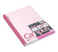 KOKUYO Campus Notebook A 7mm Ruled Semi-B5 30 Sheets 30 Lines Pink Pack of 5 Japan Import NO-3ANX5