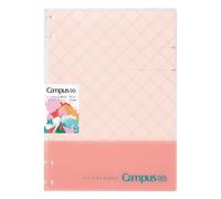 Kokuyo Campus Notebook Binder Limited 50th Anniversary B5 2X2 Ring Light Pink Le-NP704-L2-LP