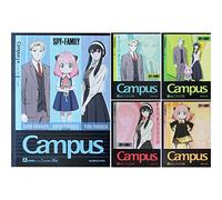 KOKUYO Campus Notebook, Dot A 7mm Ruled, Semi-B5, 30 Sheets, 30 Lines, Pack of 5, Spy x Family Limited Edition, Japan Import (GRNO-SFA11946901)