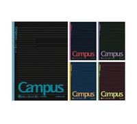 KOKUYO Campus Notebook, Point B 6mm, Ruled, Semi-B5, 30 Sheets, 35 Lines, Pack of 5, Limited Edition Black, Japan Import (NO-3CDBTNX5)