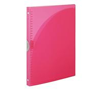 Kokuyo Campus Slide Binder, Adapt Slim, Double Pockets, A4, 30 Holes, Up to 65 Sheets, Pink, Japan Import (RU-AP171P)