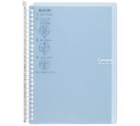Kokuyo Campus Smart Ring Binder B5 Light Blue Binder Notebook Up to 60 Sheets 26 Holes Slim Binder Folder with 10 Extra Campus Sarasara Loose-Leaf Pa
