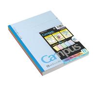 KOKUYO Campus Todai Series Lined Notebook - Semi B5 (252x179x4mm) - 6 mm Ruling - 35 Lines X 30 Pages - Pack of 5 Cover Colors 3CBNx5