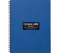 Kokuyo Campus Wide Twin Ring Notebook - Special B5 (7.5" X 10") - 30 Lines - 70 Sheets - Blue