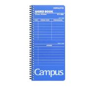 Kokuyo Campus Word Length Another Dimension 174x75mm Spiral Flip 44 Sheets Blue Tan -40B