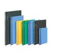 Kokuyo Clear Book, Fixed Type, Side Throw, A5 x Horizontal, 20 Pockets, Blue, Set of 2