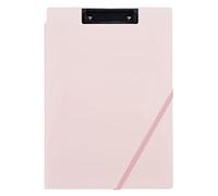 Kokuyo Clipboard Folio, Pink A4 Clipboard Folder with Versatile Storage Cover. Organizing Documents Clipfolio with Elastic Band, Nursing Profile Holder for Dual Storage with Pen Slot. (Joha-MC50P)