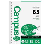 Kokuyo Co., Ltd. Clear Loose Sheet B5 26 Hole 100 Sheets Roh-837WE (Japan Import)