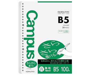 Kokuyo Co., Ltd. Clear Loose Sheet B5 26 Hole 100 Sheets Roh-837WE (Japan Import)
