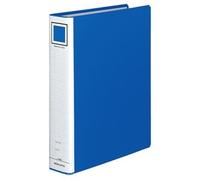 Kokuyo Fu-E650B Tube File (Eco), Single Opening, A4 Vertical, Holds 500 Sheets, Back Width 2.6 inches (65 mm), Blue, Set of 5