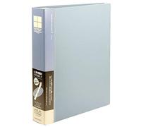 Kokuyo Fu-TLF444B Locking Ring Binder, Single Lever, A4, Holds 300 Sheets, 4 Holes, Blue, Set of 3