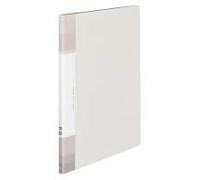 Kokuyo Glassele Clear Book, Expandable Display Book, Presentation Binder with Plastic Sleeves 20-Pocket Bound, Presentation Book Art Portfolio Folder, A4-S, Off-White, Japan Import (RA-GLB20W)