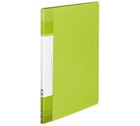 Kokuyo Glassele Clear Book, Fixed Type, Back Pocket, A4, 20 Pockets, Light Green, La-GLB20LG (Set of 10)