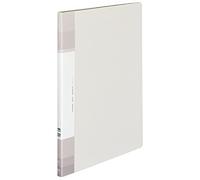 Kokuyo Glassele Clear Book (Fixed Type, Back Pocket Type), A4, 20 Pockets, Off-White, La-GLB20W (x10)