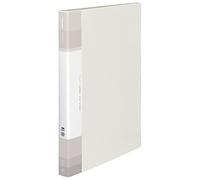Kokuyo Glassele Clear Book, Fixed Type, Back Pocket Type, A4, 40 Pockets, Off-White, Set of 5