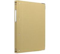 Kokuyo Ha-113 Binder, MP, Cloth Adhesive, A4, Vertical, Square Metal Included, 30 Holes, Holds 100 Sheets, Set of 3