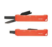 KOKUYO Hasa-T420DG 2-Way Titanium Blade Scissors Cutter Khaki (Titanium Blade: Orange)