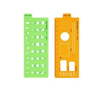 Kokuyo JIBUN_TECHO Goods, Template Stencil, Icon & Plan Version, Shared Size, Japan Import (NI-JG7-1/2)