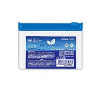 Kokuyo Kuke-6318B Soft Clear Case, Recycled Olefin Type, No Gusset, A8, Blue (x10)