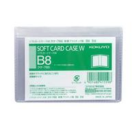 Kokuyo Kuke-78S Soft Card Case, W, Bi-Fold Type, Soft Type, B8, Vertical Type, X10