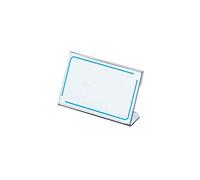 Kokuyo L-Shaped Recycled PET Card Holder, Thickness 0.4 inches (1.0 mm), Dimensions 1.6 x 2.6 inches (41 x 65 mm), Set of 20