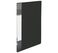 Kokuyo La-GLB220D Clear Book, Fixed Type, Back Pocket, Side Throw, A4, 20 Sheets, Black, Set of 5
