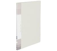 Kokuyo La-GLB220W Clear Book, Fixed Type, Back Pocket, Side Throw, A4, 20 Sheets, Off-White, Set of 5