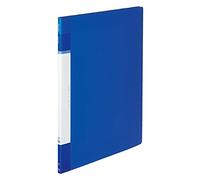 Kokuyo La-GLB23B Glassele Clear Book, Fixed Type, Back Pocket Type, A3 Vertical, 20 Pockets, Blue