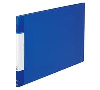 Kokuyo La GLB28B Glassele Clear Book, Fixed Type, Back Pocket Type, A3 Horizontal, 20 Pockets, Blue