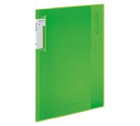 Kokuyo La-NV20LG Novita Clear Book, Fixed Type, A4, 20 Pockets, Light Green, Set of 10