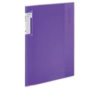 Kokuyo La-NV20V Novita Clear Book, Fixed Type, A4, 20 Pockets, Purple, Set of 10