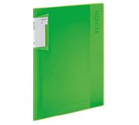 Kokuyo La-NV40LG Novita Clear Book, Fixed Type, A4, 40 Pockets, Light Green, Set of 5