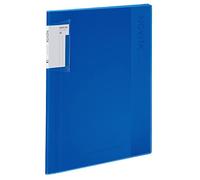 Kokuyo La-NV60B Novita Clear Book, Fixed Type, A4, 60 Pockets, Blue, Set of 3