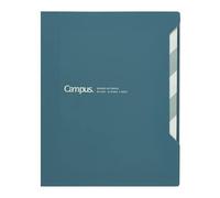 Kokuyo Le P337DB Campus Index Binder, Easy to Open Index, Middle Type, 100 Sheets, B5, 26 Holes, Navy Blue, Set of 3