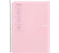Kokuyo Le SP706LP Campus Binder, Smart Ring, B5, 26 Holes, Holds 60 Sheets, Light Pink, Set of 5