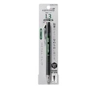 KOKUYO Mechanical Pencil, Enpitsu Sharp Type M Rubber Grip, 1.3mm (PS-P401G-1P), Green