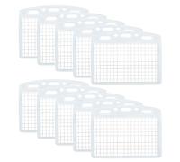 Kokuyo Naf-C180X10 Id Plus Soft Case with Zipper, Business Card and ID Size, Set of 10