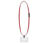 Kokuyo NAFU-S280R Hanging Name Tag Set, ID Plus Hard Case, ID Card Size, Red (x10)