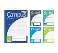 Kokuyo Notebook, Campus Notebook, For Use B5, 0.2 inch (5 mm) Square Ruled, 0.4 inch (10 mm) Solid Line, Pack of 5 Blue Colors, No -30S10-5X5B