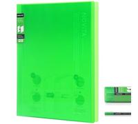 KOKUYO Novita α Expandable Clear File, 40-Pocket, A4 Size, Light Green