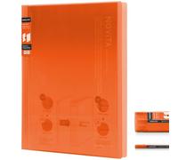 Kokuyo Novita α, Expandable File Clear Book, Display Book, Presentation Binder with Plastic Sleeves 20-Pocket Bound, Presentation Book Art Portfolio Folder, Sheet Protector for Artwork, Photo and
