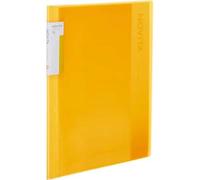 Kokuyo Novita Clear Case, Fixed Type, B5, 20 Pieces, Yellow, 10 Packs