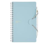 KOKUYO Penott B6 Notebook, Soft Ring Notebook, Variation, 0.2 inch (5 mm) Square, Blue, SU-SP147S5-B