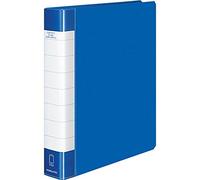 Kokuyo Ra-J740B Clear Book, Tough Body, Replacement Paper, A4 Vertical, 30 Holes, 1.3 inches (32 mm), 50 Pocket Sheets, Blue, Set of 3