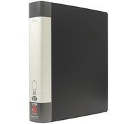 Kokuyo Ra-J740D Clear Book, Tough Body, Replacement Paper, A4 Vertical, 30 Holes, 1.3 inches (32 mm), 50 Pocket Sheets, Black, Set of 3